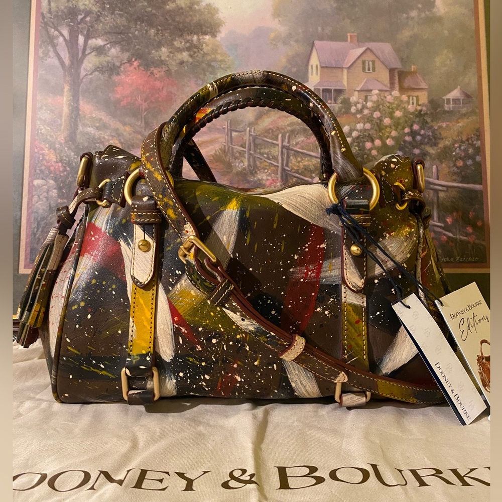 DOONEY & BOURKE DiPinta Satchel RARE HTF DIPINTA BEAUTY SPECIAL EDITION ALL TAGS